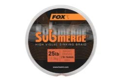 Fox Submerge High Visual Sinking Braid Bright Orange 25lbs (11.3kg) - 0.16mm Ø X600M