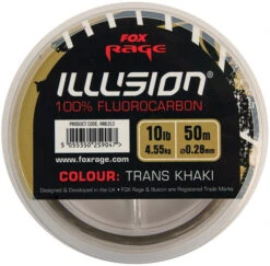 Fox Illusion Soft Flurocarbon Trans Khaki (0.25mm / 8lbs) 50m -Fish Tackle 362409915bb7fc18