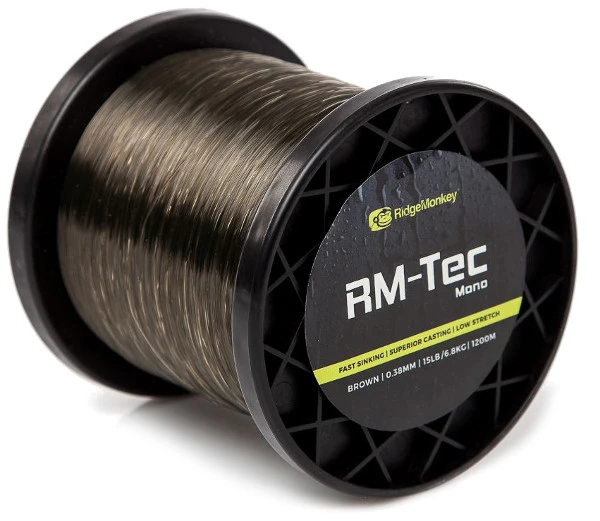 RidgeMonkey RM-Tech Mono 0,42mm/18lb Clear 1200m 9 RidgeMonkey RM-Tech Mono 0,42mm/18lb Clear 1200m - Afbeelding 7