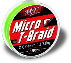 Magic Trout Micro T-Braid Gevlochten Lijn 150m 0,12mm