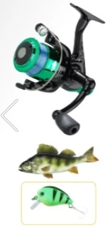 Balzer Spezi 1000 Perch Molen (incl. Lijn En Plug)