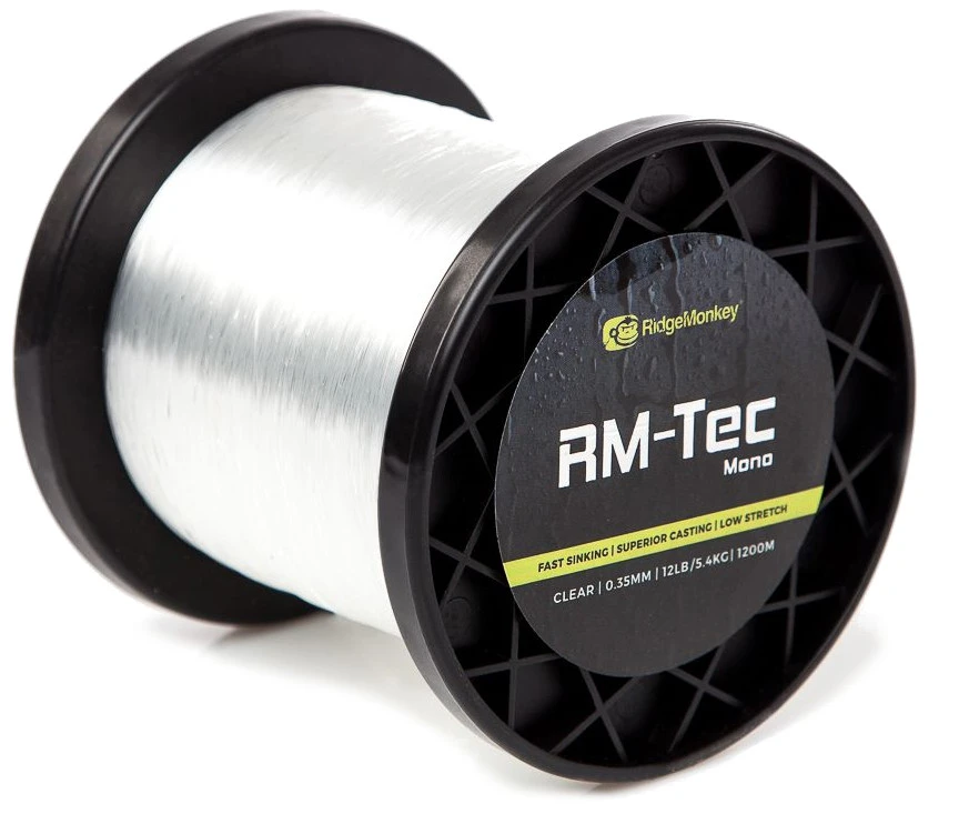 RidgeMonkey RM-Tech Mono 0,42mm/18lb Clear 1200m 6 RidgeMonkey RM-Tech Mono 0,42mm/18lb Clear 1200m - Afbeelding 4