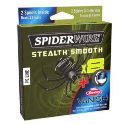 SpiderWire Stealth Smooth 8 And Berkley FC Duo Spool 0,11mm & 0,32mm -Fish Tackle 954de8b4651bb241