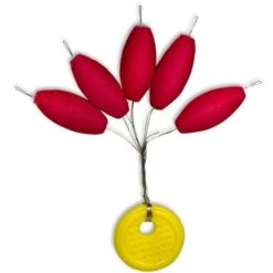 Magic Trout Standard Pilot Square EVA Neon Red (15mm)